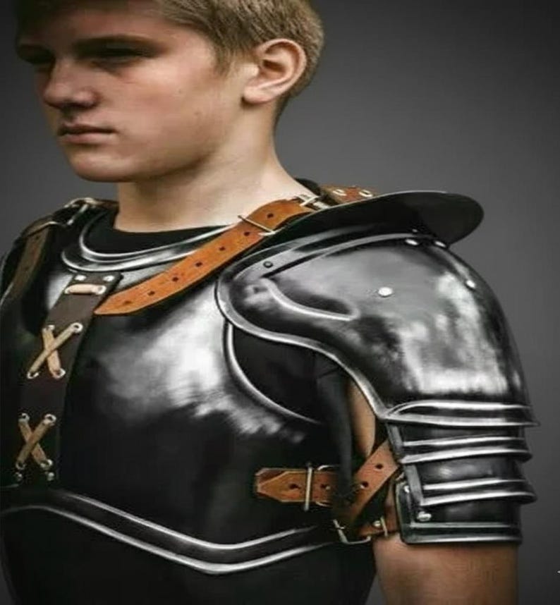 Blackened Steel Guts Armor gift for him ideal for cosplay and display