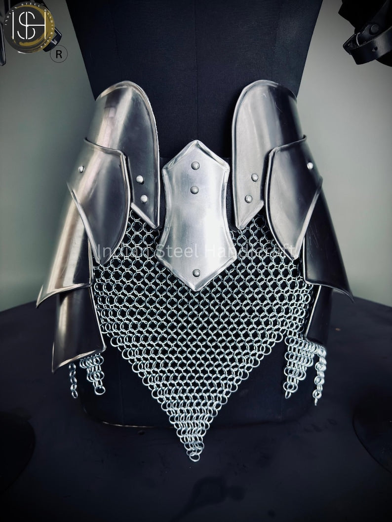 Brave Lady cosplay armor full set with cuirass, pauldrons, and bracers