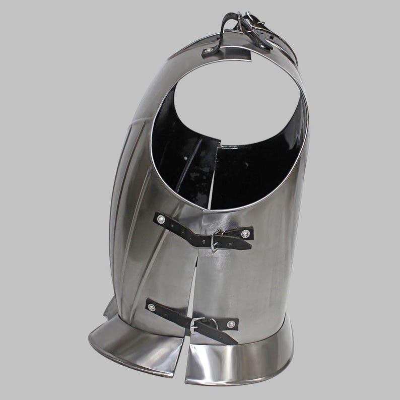 Cosplay medieval cuirass armor on display, perfect gift item for fantasy and Gothic collectors