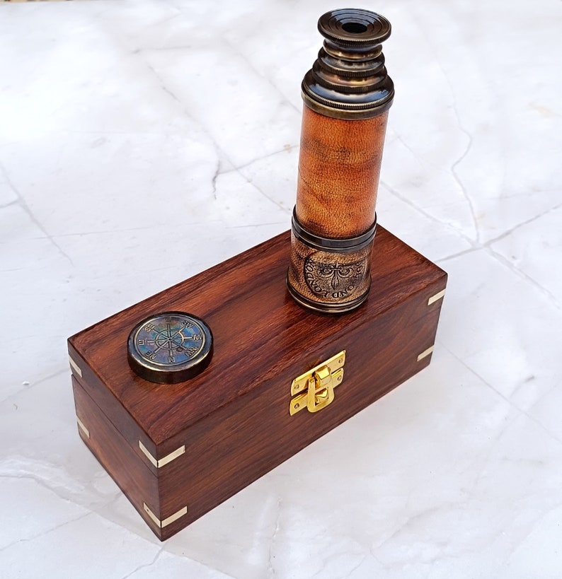 Custom Engraved Telescope – Anniversary Gift for Men