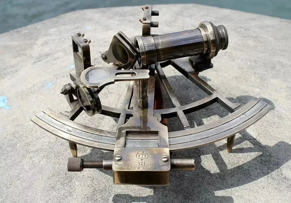 8-inch designer nautical sextant perfect for gifting or office display decor