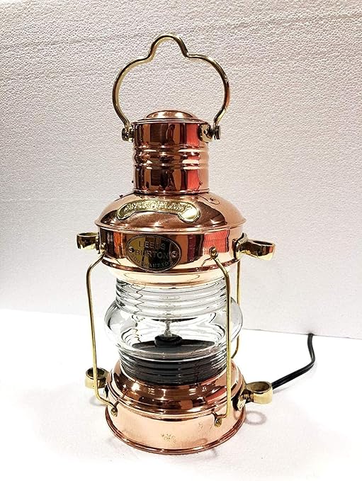 Electric Nautical Ship Lamp Vintage Style Decorative Maritime Lantern