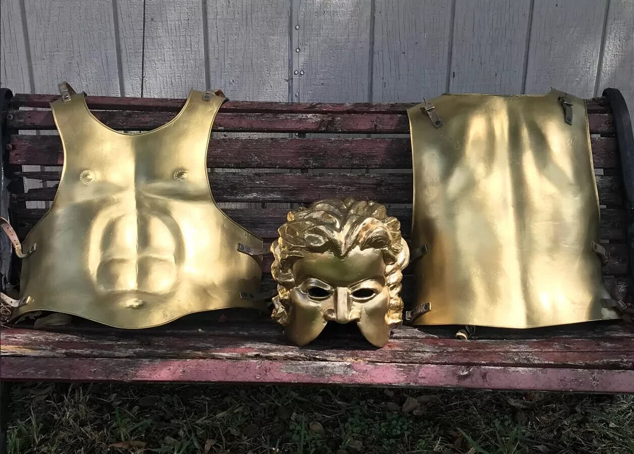 Close-Up Detailing of Mordred Body Armor and Leather Belts – Artisans Hub