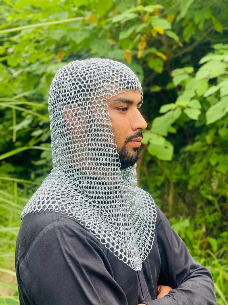 Fantasy Larp Armor featuring durable leather straps and solid steel links