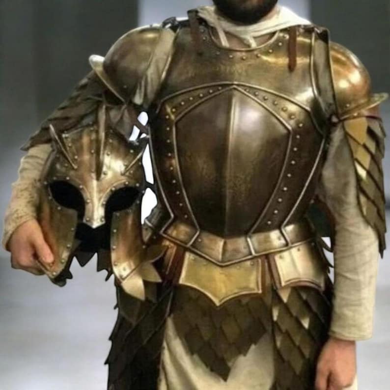 Fantasy LARP King’s Guard armor suit for reenactments and roleplay