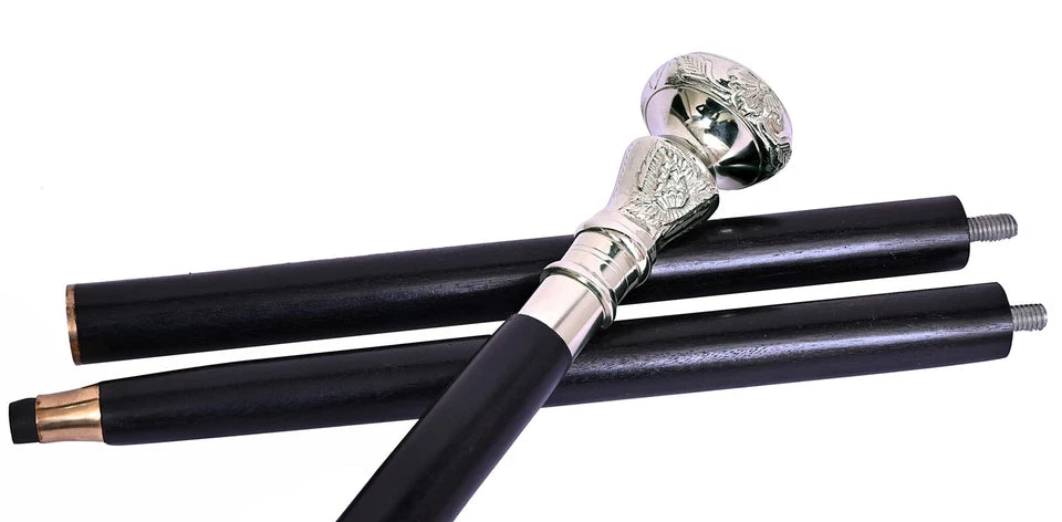 Elegant handmade cane from India – perfect gentleman’s gift or nautical collectible