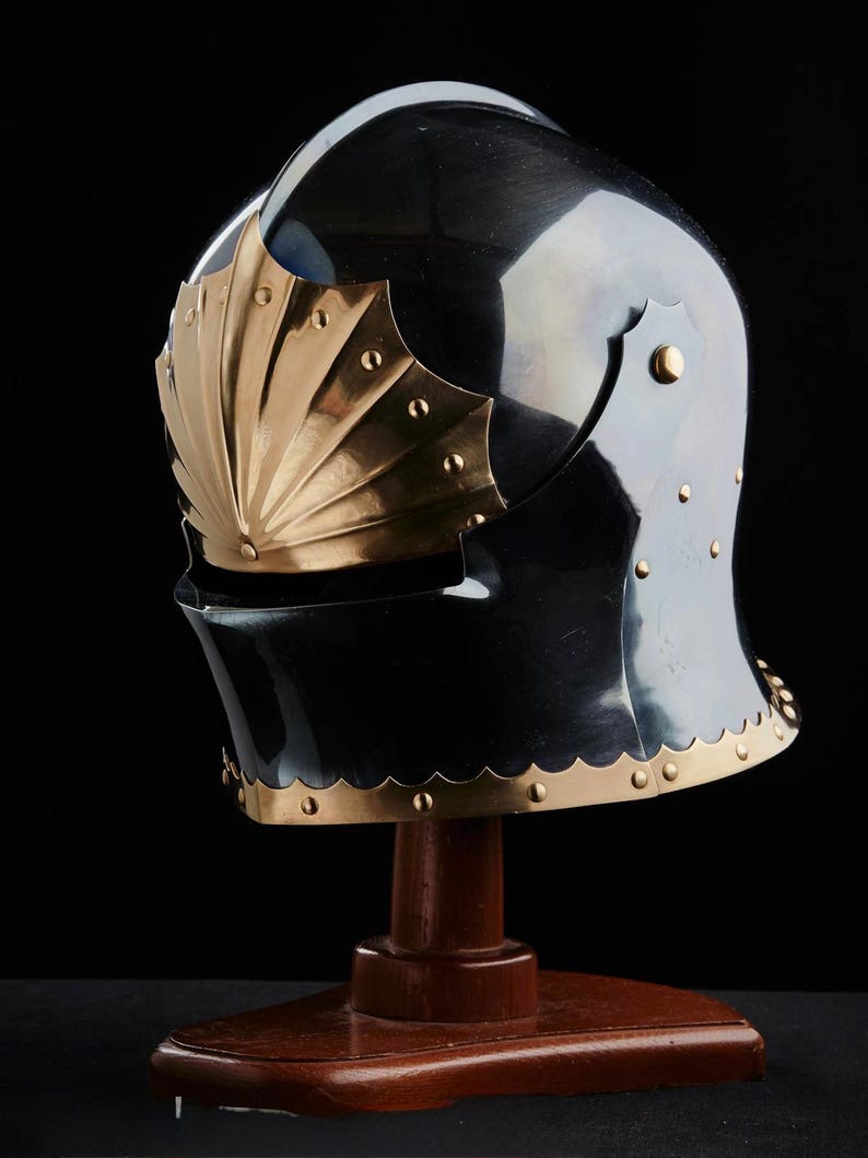 Authentic German Sallet Helmet for LARP and cosplay enthusiasts