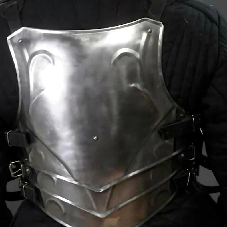 Gift for her medieval armor lady steel cuirass body armor set