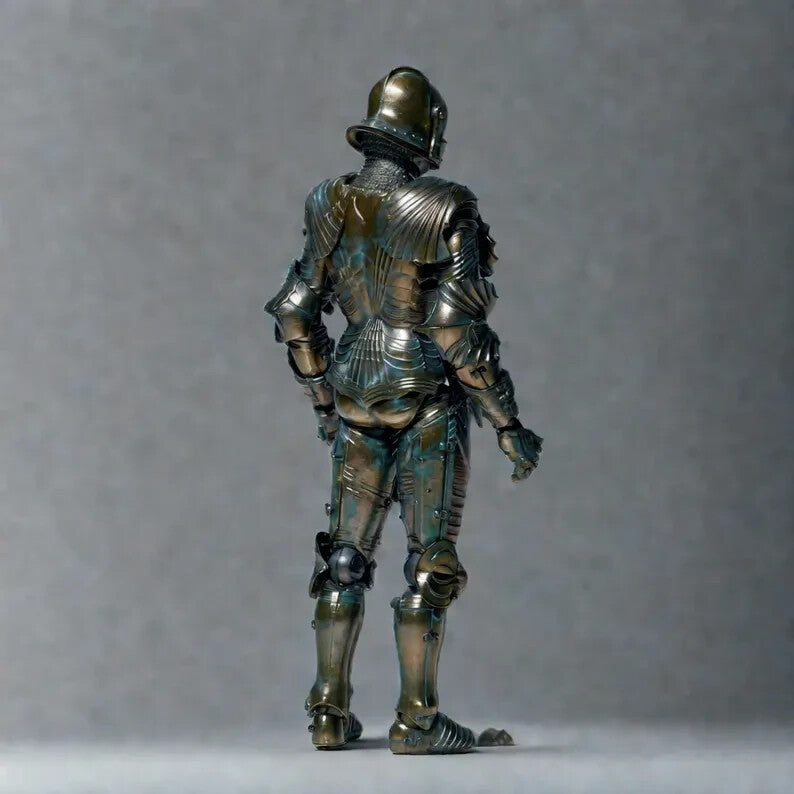 Back view of Wearable Gothic Knight Armor – Leather Straps and Steel Plating by Artisans Hub