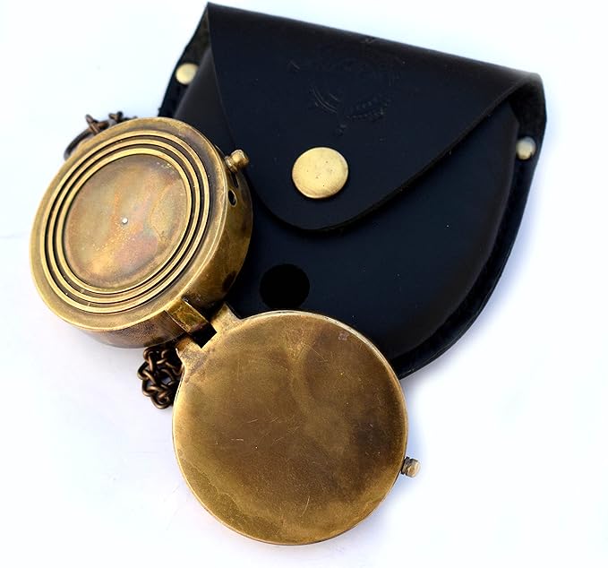 Graduation gift for grandson - engraved brass compass with heartfelt message