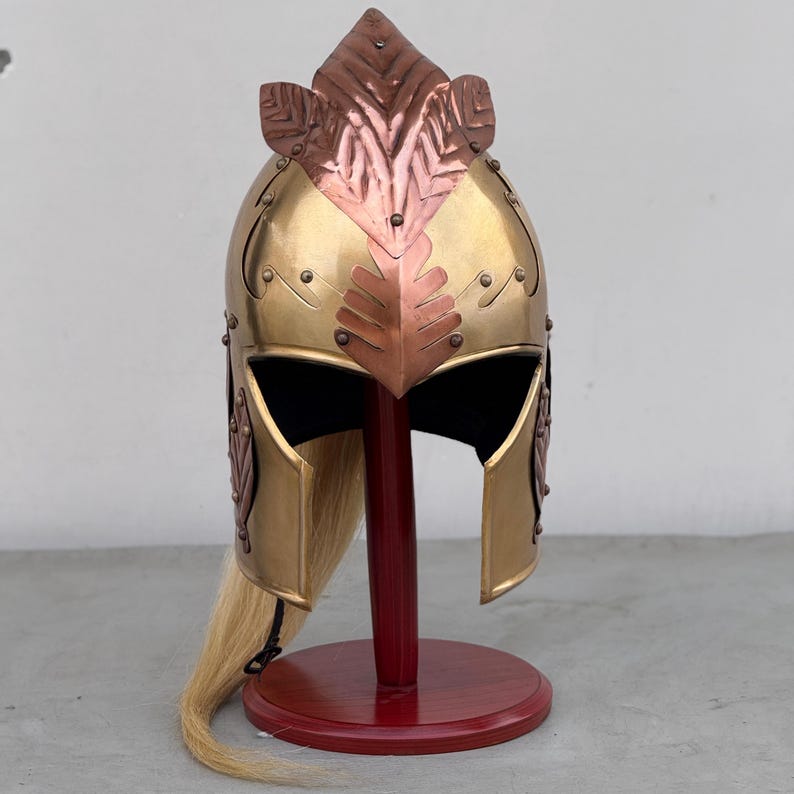 Handmade Elf Elven Helmet designed for LARP, fantasy roleplay, and reenactments