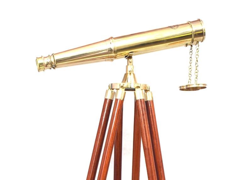 Decorative Brass Binocular Set for Living Room or Balcony Décor