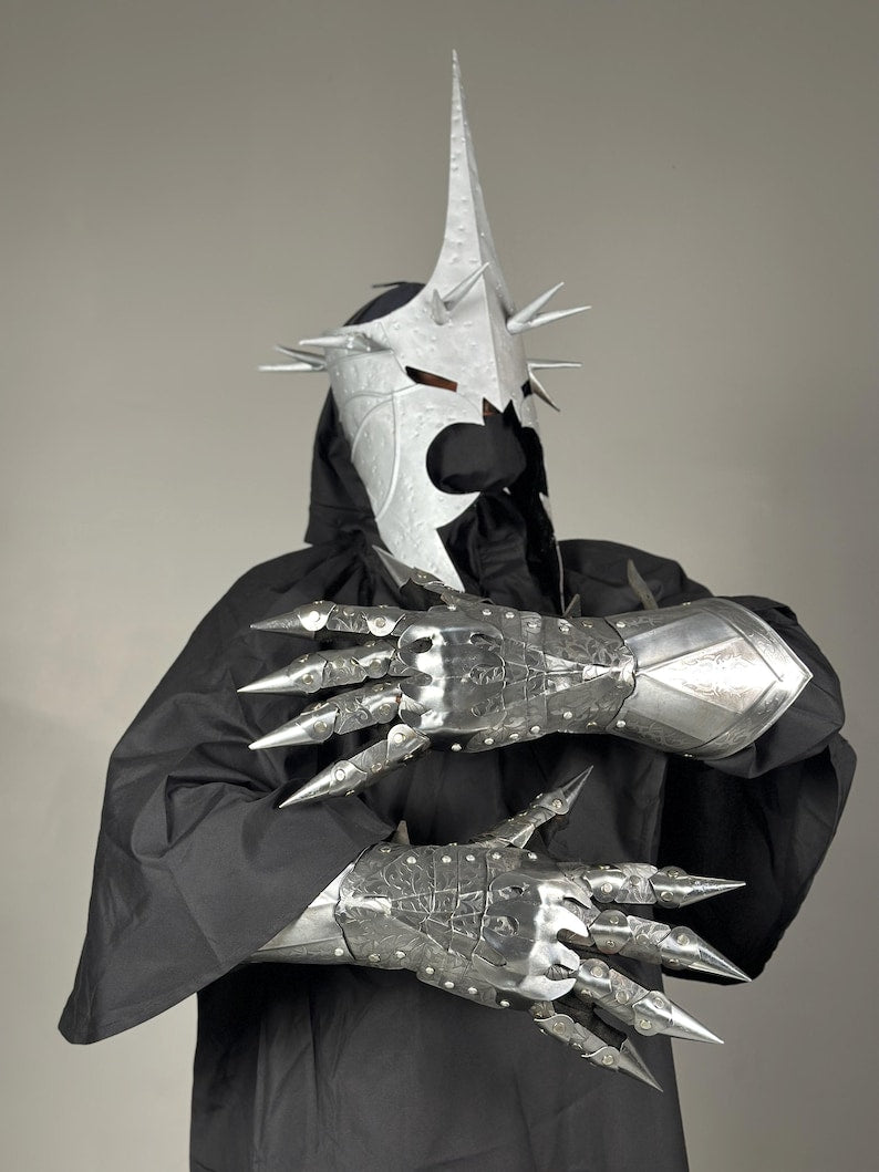 Nazgul Kostüm – Ringgeist-Roben & Hexenkönig Cosplay | Mittelalterliche Rüstung Halloween Outfit