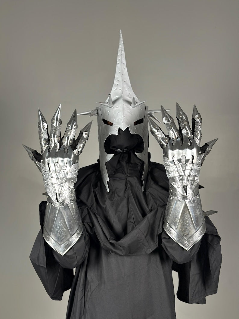 Nazgul Kostüm – Ringgeist-Roben & Hexenkönig Cosplay | Mittelalterliche Rüstung Halloween Outfit