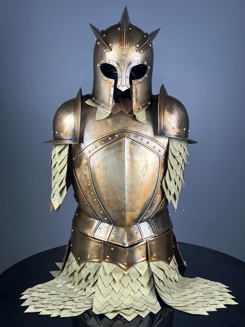 Rüstung der Königsgarde – Mittelalterlicher Ritter-Halbanzug | LOTR Cosplay-Kostüm | Handgefertigte Halloween-Rüstung | Bestes Geschenk für ihn