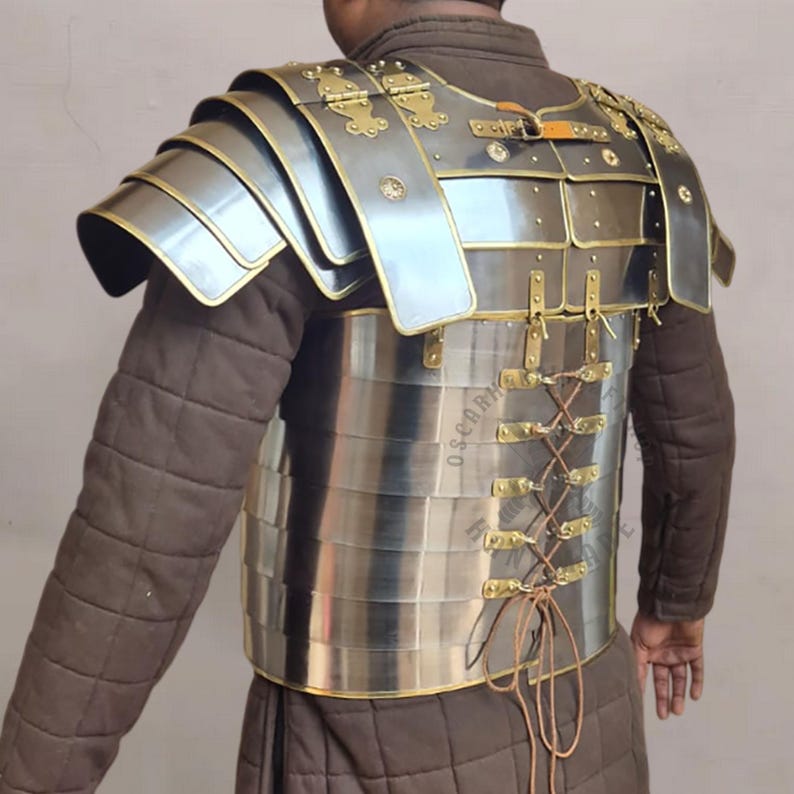 High-quality 18-gauge steel Roman armor for Legionary cosplay and collector display