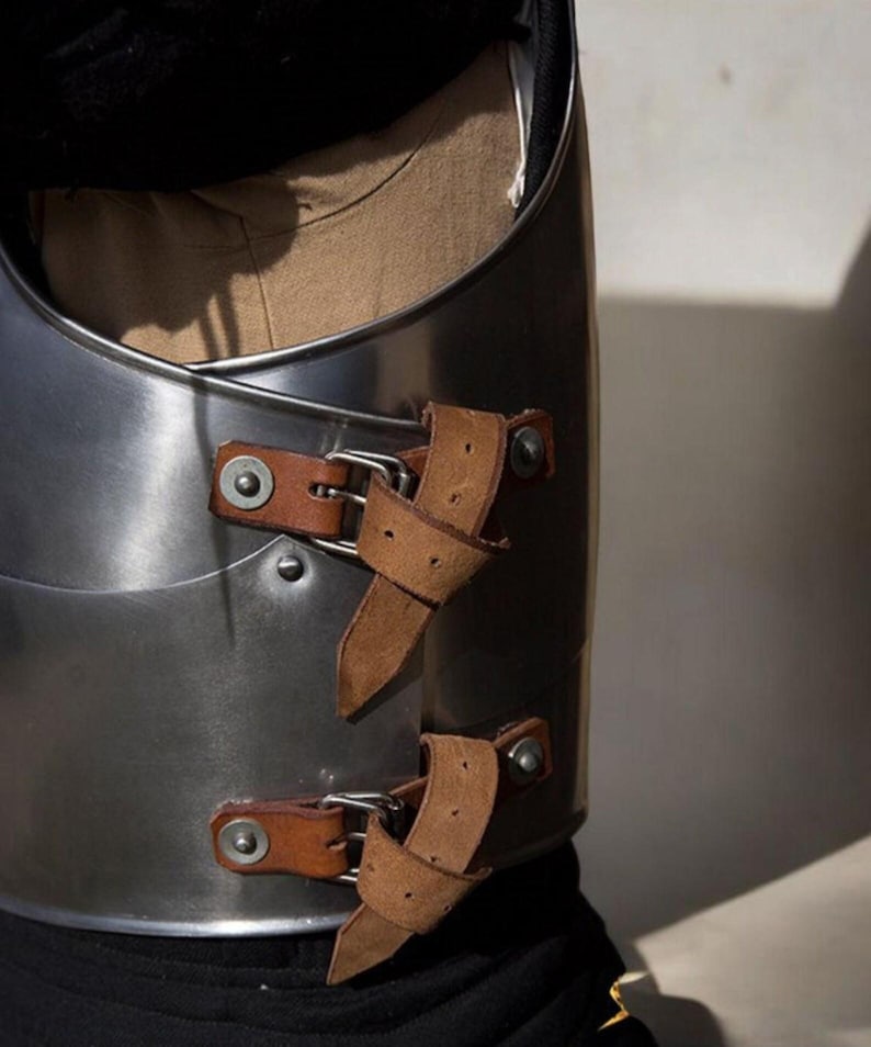 Medieval Half Body Armor – Handmade Steel Cuirass for LARP, Cosplay & Reenactment Display