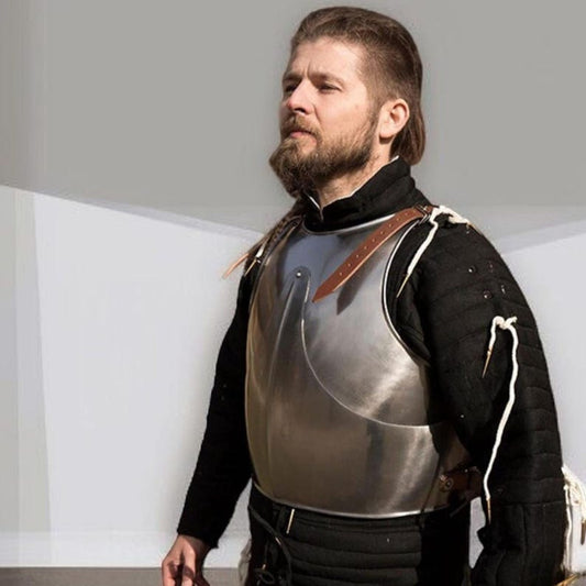Medieval Half Body Armor – Handmade Steel Cuirass for LARP, Cosplay & Reenactment Display
