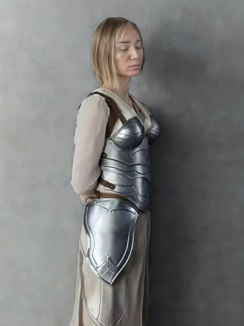 Secondary – Lady cuirass body armor cosplay prop for LARP and reenactments