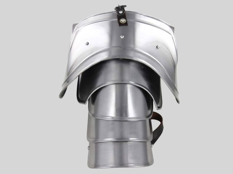 LARP lady shoulder armor cosplay steel pauldrons set