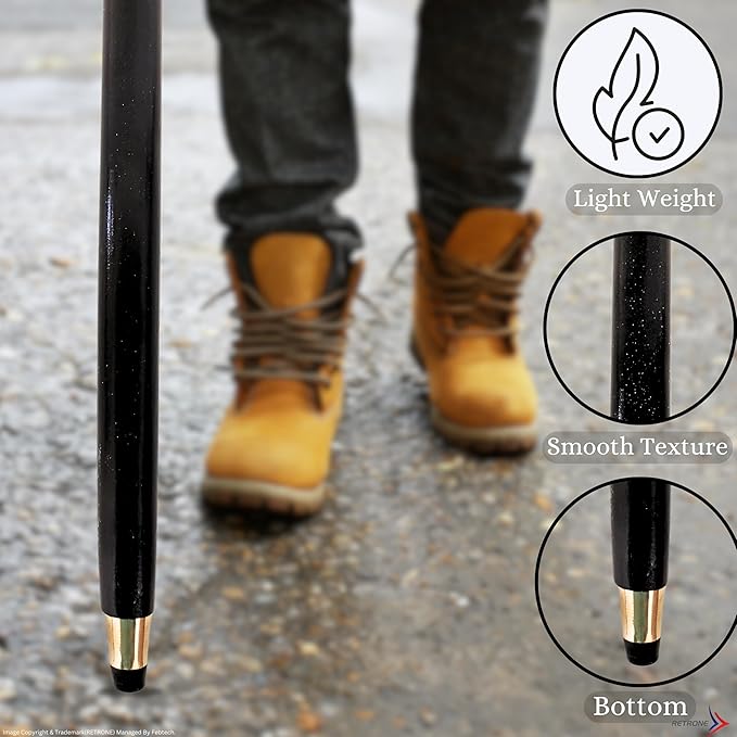 Lightweight and durable nautical walking cane for everyday use
