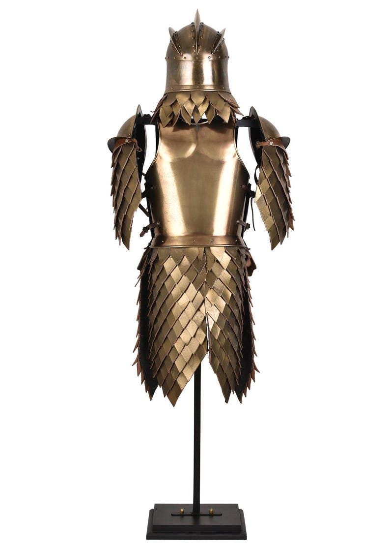 Close-up of Kings Guard helmet for Lord of the Rings cosplay costume