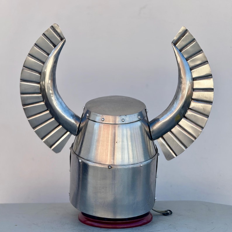 Medieval Crusader helmet displayed as a collectible for history enthusiasts and medieval armor fans