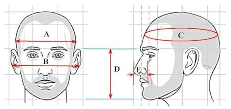 Side profile of medieval gladiator helmet made from steel for LARP and cosplay