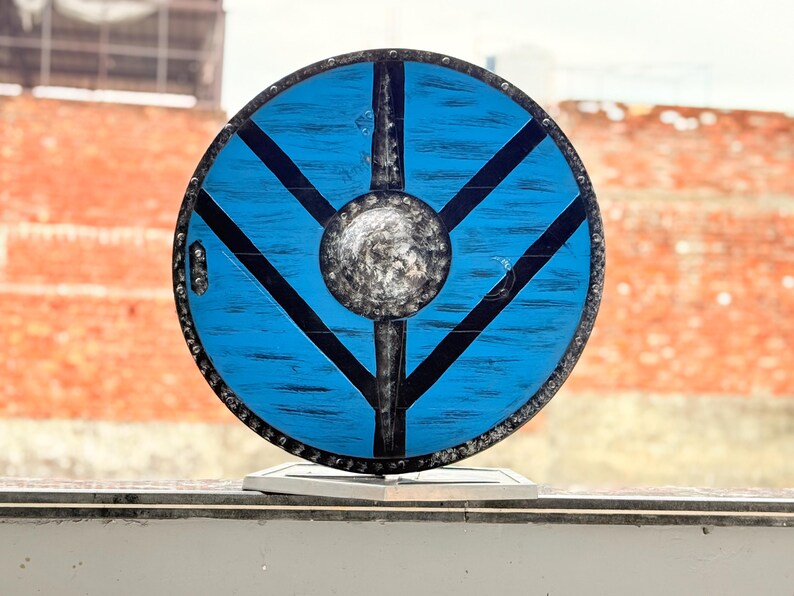 Medieval LARP Viking Wooden Shield – Legartha Authentic Norse Warrior Shield