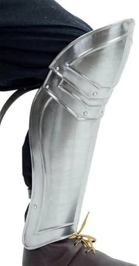 Medieval leg greaves armor set packed in export-grade box for safe international delivery
