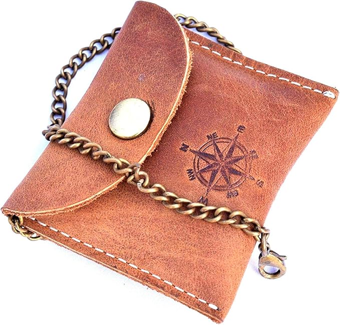 Nautical-themed brass compass used as party favor or gift