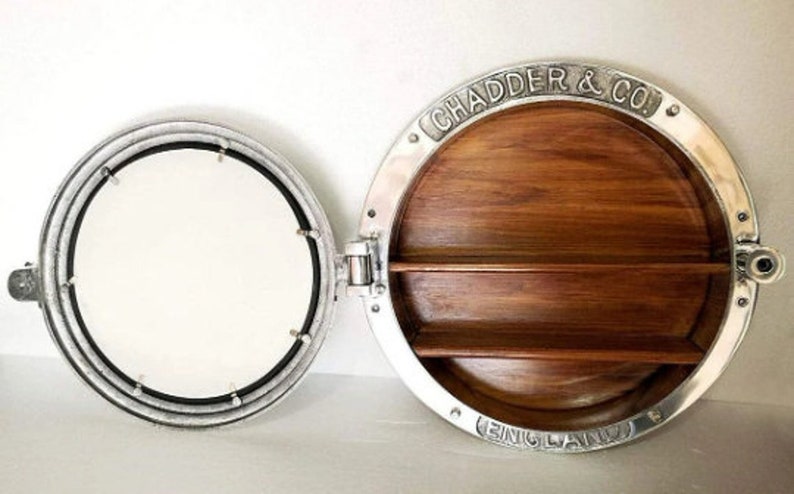 Round boat window mirror ideal as a Mother's Day nautical gif