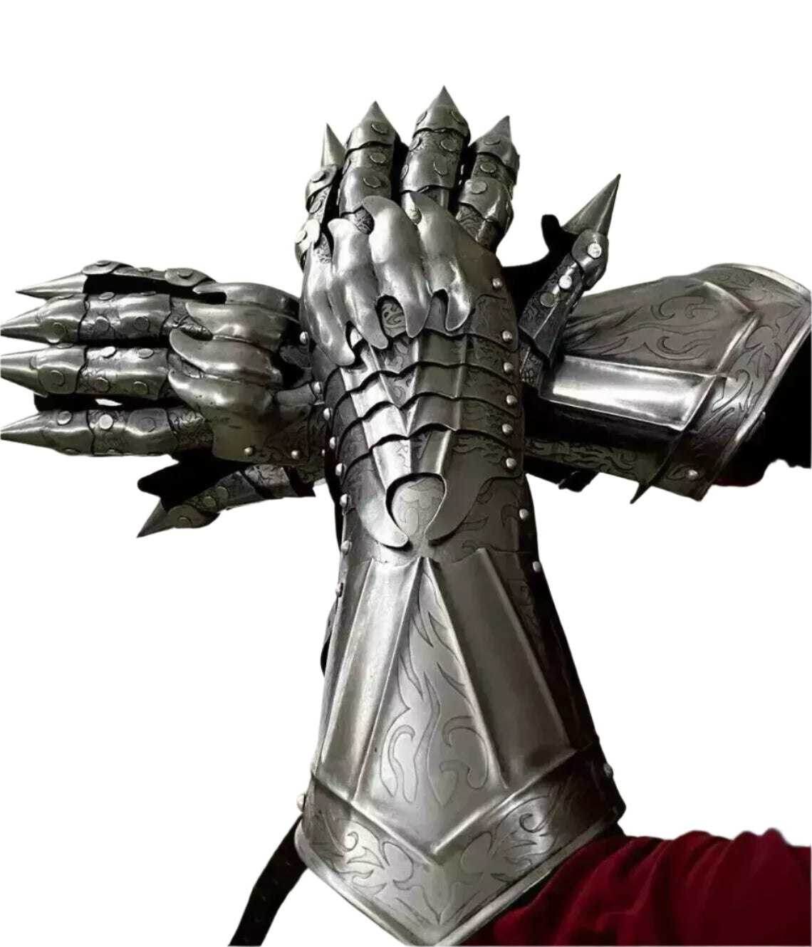 nazgul handschuhe kaufen Mittelalterliche Stahlhandschuhe – Gotische Königsrüstungshandschuhe für LARP & Cosplay – Artisans Hub