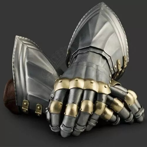 Medieval Knight Gauntlets – Gothic Gloves for SCA, Cosplay & Halloween