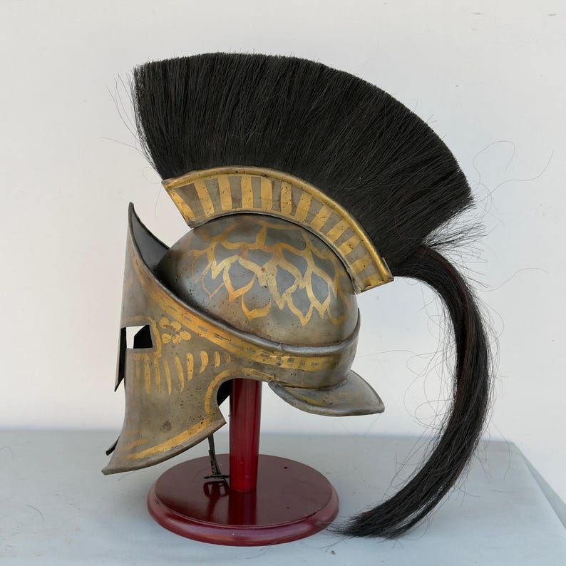 Limited edition Spartan helmet replica – perfect Christmas gift for collectors and Greek history fans