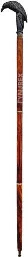 Three fold wooden vintage walking cane dismantled for travel and storage