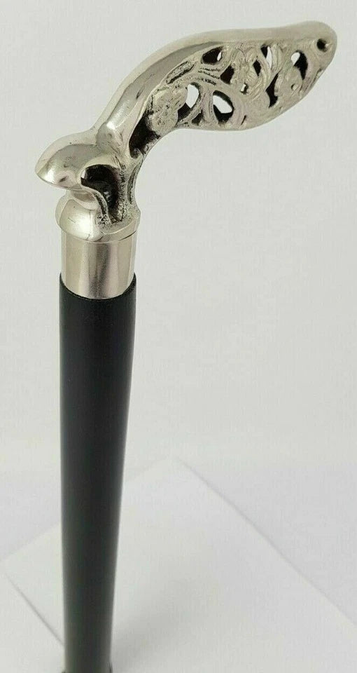 Victorian cane gift for gentlemen handcrafted nautical designer walking stick