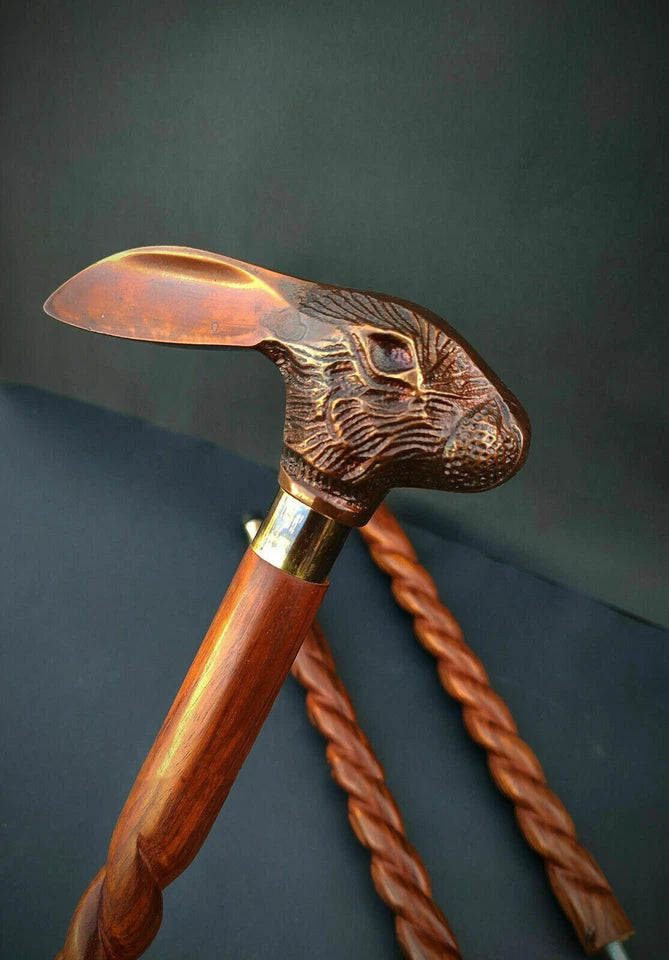Vintage designer walking stick perfect unique elder gift and collectible