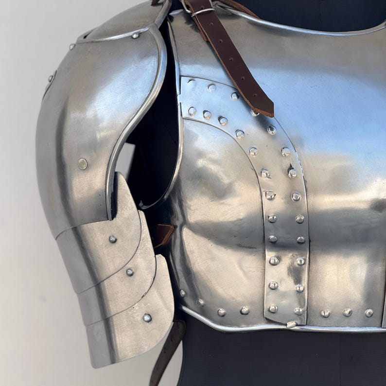 Witcher Cuirass Armor - Chest and Back Plates Crafted from Premium Polished Steel