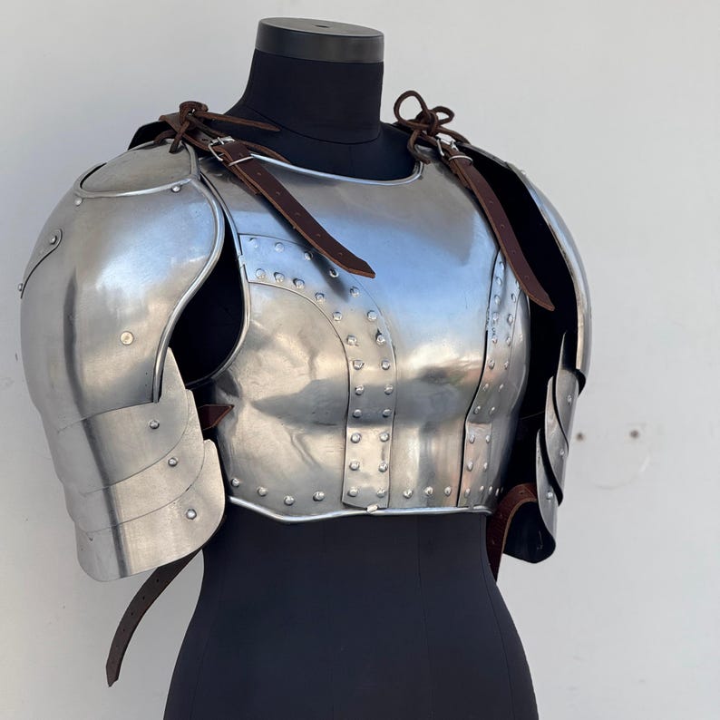 Zireael Armor Cuirass - Detailed Back Plate and Shoulder Armor for Witcher Cosplay