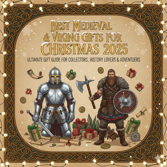 Best Medieval and Viking gifts for Christmas 2025 including armor, helmets, Viking shields and nautical collectibles