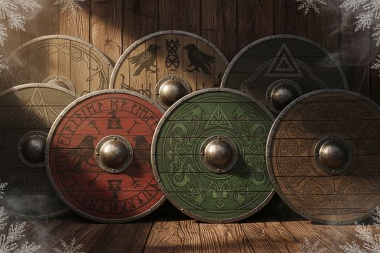 Handcrafted Viking Shields: Authentic Norse Defense for Reenactment & Decor