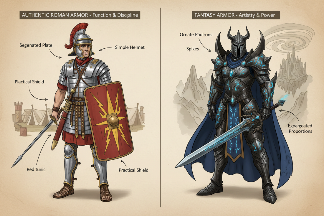 Artisans Hub Differences Between Roman and Fantasy Styles