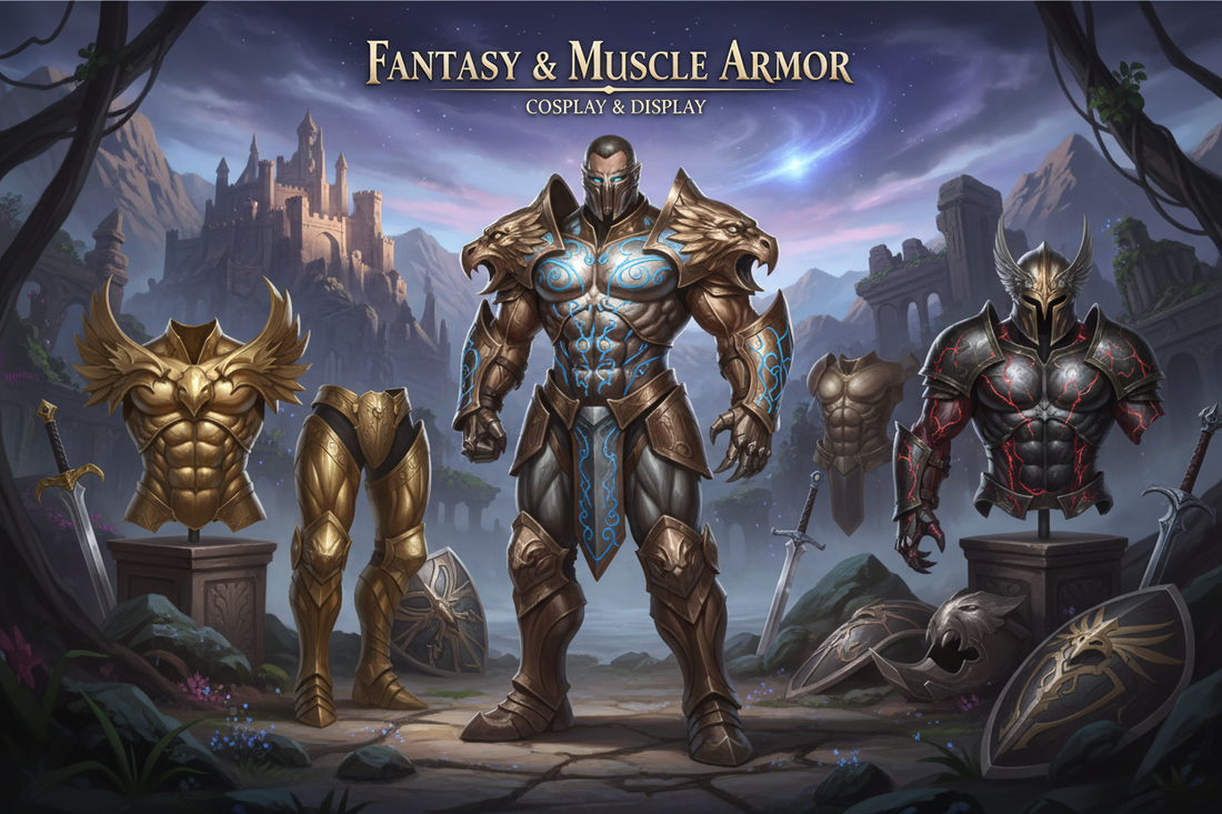 Fantasy & Roman Muscle Armor for Cosplay & Decorative Display ...