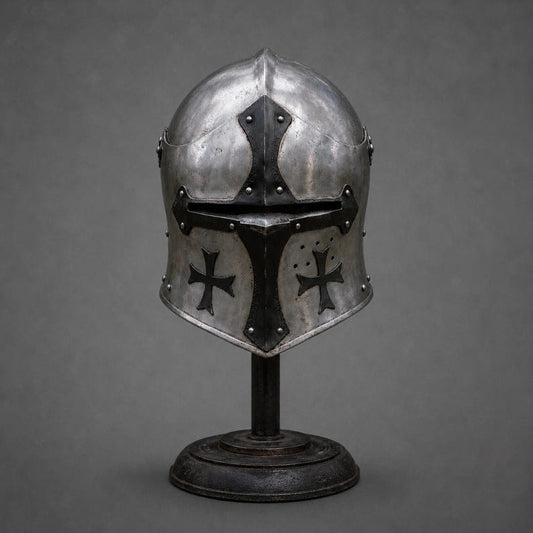 History of Templar Helmets – Handcrafted Medieval Crusader Knight Helmet from Artisans Hub