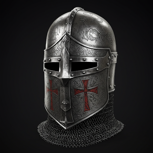 Feel Like a Warrior – Discover the Power of Our Medieval Templar Helmet