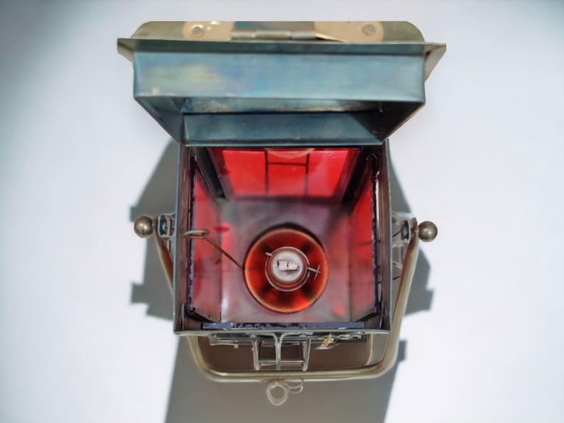 Antique brass ship oil lantern decorative vintage marine lighting