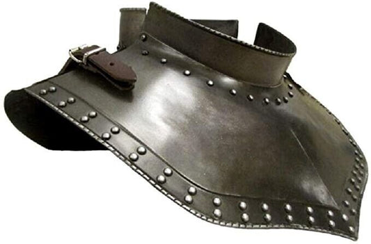 Main product view of Medieval Studded Gorget Armor for SCA LARP by Artisans Hub

