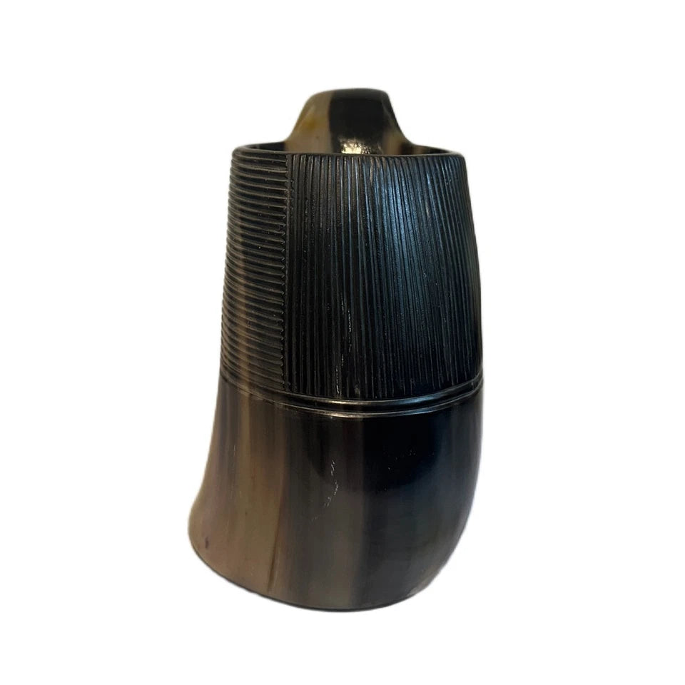 Authentic vintage horn beer mug perfect for Ren Faire events