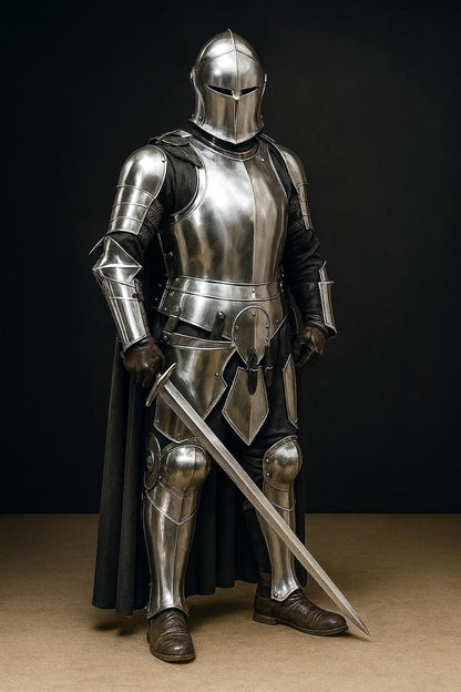 Barbuta helmet wearable medieval knight armor made from 18 gauge steel